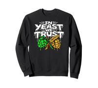 Craft Beer Homebrewer in Yeast We Trust Felpa