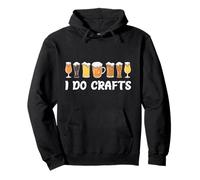 Craft Beer Vintage I Do Crafts Home Brew Drinking Beer Lover Felpa con Cappuccio