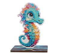 Arte di cristallo Pittura diamante Cavalluccio marino