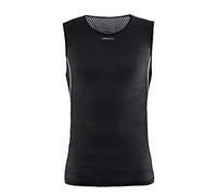 Craft Carft Cool Mesh Superlight - Strato di Base da Uomo Senza Maniche, Uomo, Strato di Base, 194378, Nero, XS