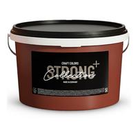 Craft Colors Strong+ Pittura murale rosso terracotta, 5 litri, per superfici molto sollecitate come scale, corridoi, cantine e pareti del garage i abrasione a umido 1, prodotto in Germania