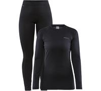 Craft - Completo intimo termico - Core Warm Baselayer Set W Black per Donne - Taglia XL - Nero