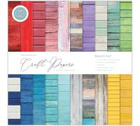 Craft Consortium Double-Sided Paper Pad 12"X12" 30/Pkg-Beach Hut, 20 Designs