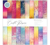 Craft Consortium Double-Sided Paper Pad 12"X12" 30/Pkg-Retro Summer, 20 Designs CCPAD025
