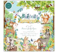 Craft Consortium Double-Sided Paper Pad 6"X6" 40/Pkg-Bluebells & Buttercups