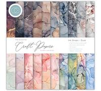 Craft Consortium Double-Sided Paper Pad 6"X6" 40/Pkg-Ink Drops Dusk, 20 Designs -CPAD014B