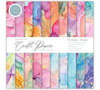 Craft Consortium - The Essential Craft Papers - 6x6 - Gocce di inchiostro - Candy