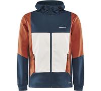 CRAFT Core Backcountry Hood Jacket M - Uomo - Blu / Bianco / Arancione - Taglia XL- modello 2024