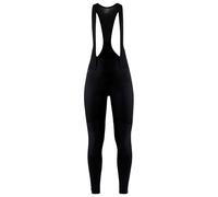 CRAFT CORE Bike SubZ Wind lange Damen Trägerhose, Größe S, Radhose, nero
