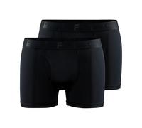 Craft - Core Dry Boxer 3-Inch 2-Pack - Intimo sintetico M nero