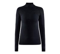 Craft Core Dry Active Comfort Half-Zip Manica Lunga Donna in nero