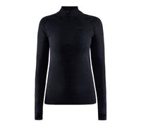 Craft Core Dry Active Comfort Half-Zip Manica Lunga Donna in nero, Taglia: XL