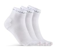 Craft Core Dry Mid 3-Pack bianco 37/39