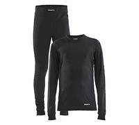 Intimo sportivo per bambini Craft CORE Dry Baselayer Junior Dimensione per bambini: 158 / Colore: nero