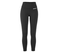 Craft Core Essence Tights 2 Black - Leggings da Allenamento Traspiranti M in Materiale Funzionale Riciclato - Leggings Sportivi ad Alto Elasticità e Vita Larga