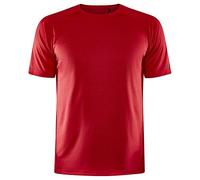 Craft Core Unify-Maglietta da Allenamento T-Shirt, Rosso Acceso, L Uomo