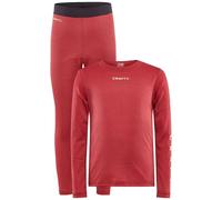 CRAFT Core Warm Baselayer Set J - Bambino - Rosso - Taglia 3-4 anni- modello 2025