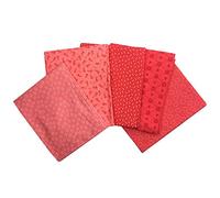 Craft Cotton Fat Quarter Tessuto Pacchetto Essential Trend Tessuto, Cotone, Multicolore, 45 x 55 x 0,5 cm, 5 unità