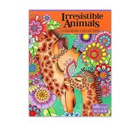 Craft County Libri da colorare per adulti - Animali eleganti - Animali hippie - Animali irresistibili - Groviglio Easy Wildlife - Keepsake Kitties