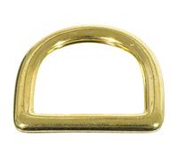 Craft County ottone D-Ring - 2,5 cm (interno) - Disponibile in confezioni da 2, 5, 10, 15, 20 e 25 - DIY crafting 10 Pack