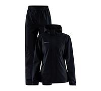 Craft - Ensemble Veste et Pantalon de Pluie Femme M - Noir