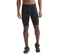 Craft Essence - Pantaloncini da Ciclismo da Uomo, con Elastico in Vita, C3, in camoscio, Uomo, Pantaloncini Casual, 1907159, Nero, XL