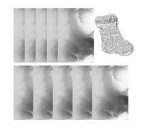 Craft Foil - Decorative Foil Embossing Kit | 10pcs Silver Shimmer Gold Crafting Accessory For Gilding, Furniture, Arts&Crafts Project, Home Decoration, Kids Adults Engraving Painting Art Projects