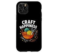 Craft Happiness - Divertente amante del lavoro a maglia e all'uncinetto Custodia per iPhone 11 Pro
