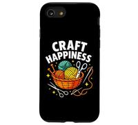 Craft Happiness - Divertente amante del lavoro a maglia e all'uncinetto Custodia per iPhone SE (2020) / 7/8