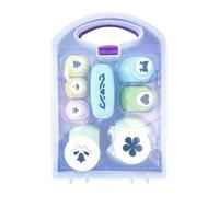 Craft Hole Shapes Set, Perforatore a forma di carta, perforatore a forma di 8X per lavori artigianali, Star Flower Maker Shaper Kids goffratura macchina
