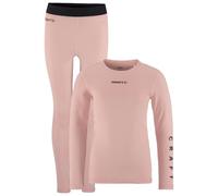 Set sportivo per bambini Craft Warm Baselayer Junior Dimensione per bambini: 110-116 / Colore: rosa