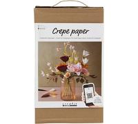 Craft Kit Crepe Paper, Bouquet, Crêpe Ratio: 180%, 105 g, 1 Pack