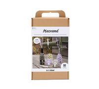 Creativ Company Set Macramé Glass Decoration Perfect for Upgrading Old Bottles