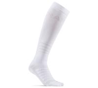 CRAFT Kniestrümpfe Compression, für Herren, Größe L, Rennradsocken, MTB bianco