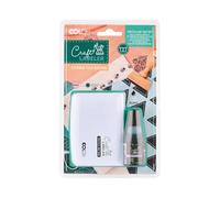 Craft Labeler, set di cuscini per timbri in tessuto, 25 ml, colore per tessuti, colore lavabile in lavatrice fino a 90 °C