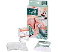 Craft Labeler Set di timbri in tessuto, con 20 etichette da cucire, 2 set di tipi, 1 pinzetta, 1 supporto per posizionamento, colore lavabile in lavatrice fino a 90°C