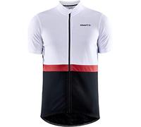 Craft Maglia Ciclismo Core Endur Uomo, White-Black, XL
