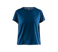 Craft Maglietta Eaze SS Ringer, T-Shirt Donna, Nox, S