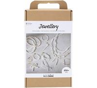 Craft Mix Jewellery, white - mother-of-pearl, 1 pack