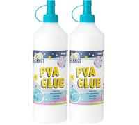 Craft Planet 0,5 L 193 x 142 mm Colla PVA per la scuola, bianca. (Confezione da 2)