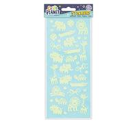 Craft Planet Adesivi, Glow in The Dark, Safari