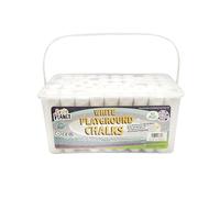 Craft Planet CPT 714105 - Gessetti da disegno, colore: Bianco