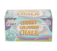 Craft Planet CPT 714600 - Gessetti da disegno, multicolore