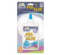 Craft Planet Craft Planet-240 ml Bianco Forte, Tacky PVA Colla Multiuso Art, Artigianato per Bambini, Scolastico, Lavorazione, 240 ml, Per Carta, Legno, Materiali Artigianali