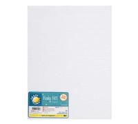 Craft Planet - Feltro in fogli, confezione da 24 unità, colore: Bianco