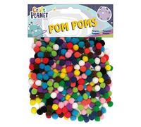 Craft Planet - Set Pompon (7 mm, 9 g), Multicolore