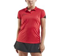 Craft Pro Control Impact Short Sleeve Polo Rosso L Donna