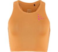 Craft PRO Hypervent Cropped Top 2 Canotte e Top M Arancio