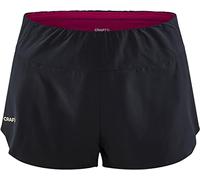 Craft PRO Hypervent Split Pantaloncini Donna, Nero-roxo, M Slim