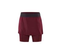 Craft pro trail women s 2 in 1 skirt bordeaux